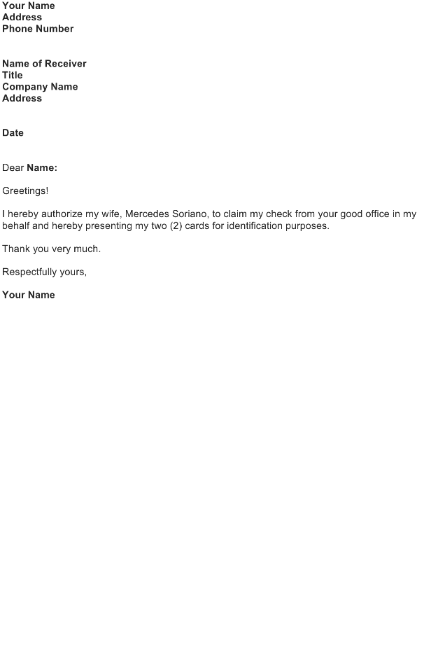 Credit Card Authorization Letter Template from officewriting.com