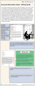 Infographic Writing Guide - Accounts Receivable Letter Template and Sample Business Letter