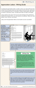 Infographic Writing Guide - Appreciation Letter Template and Sample Business Letter
