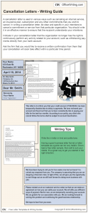 Infographic Writing Guide - Cancellation Letter Template and Sample Business Letter
